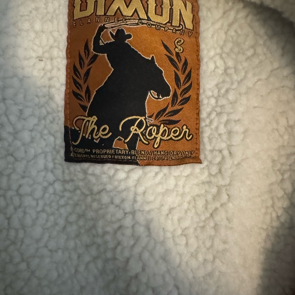 BNIB Dixxon Brown Roper Corduroy Sherpa Lines Men’s Jacket Size Small - Picture 4 of 4